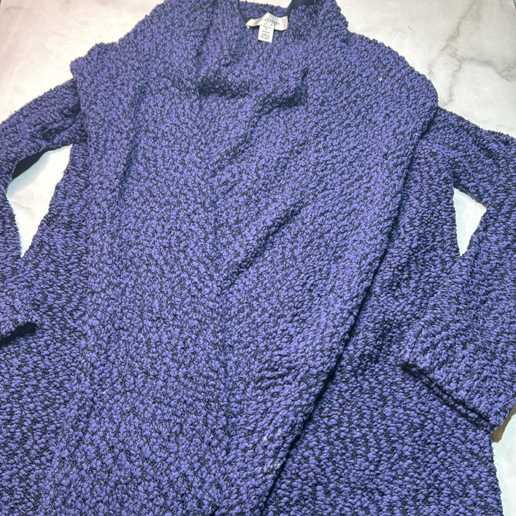 St. John Chunky Popcorn Cardigan Sweater